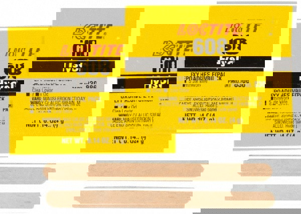 Two-Part Epoxy: 0.14 oz, Pouch Adhesive